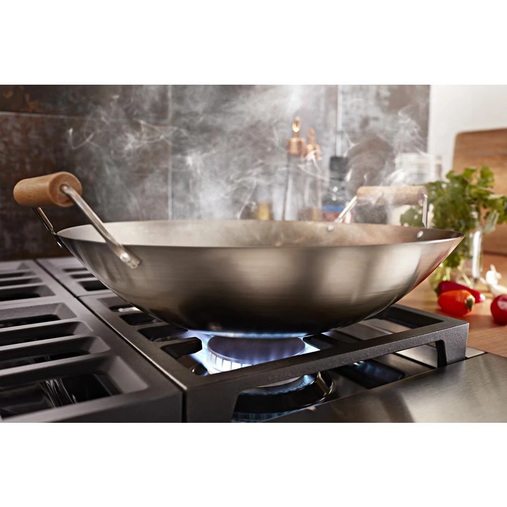 36'' Smart Commercial-Style Dual Fuel Range with 6 Burners KFDC506JMH