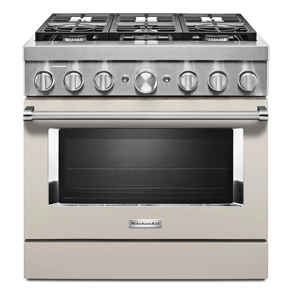 36'' Smart Commercial-Style Dual Fuel Range with 6 Burners KFDC506JMH