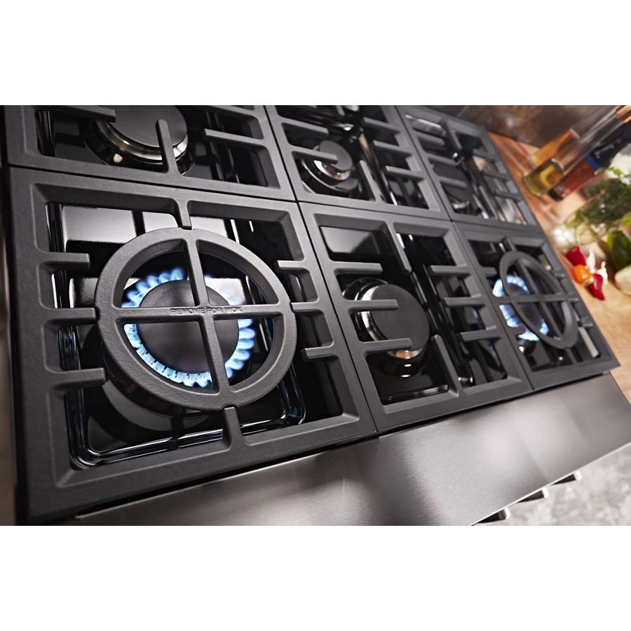 36'' Smart Commercial-Style Dual Fuel Range with 6 Burners view 8