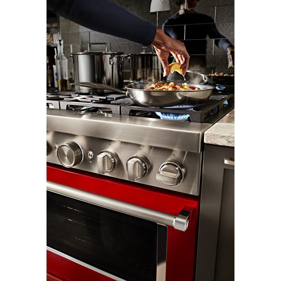 36'' Smart Commercial-Style Dual Fuel Range with 6 Burners view 9