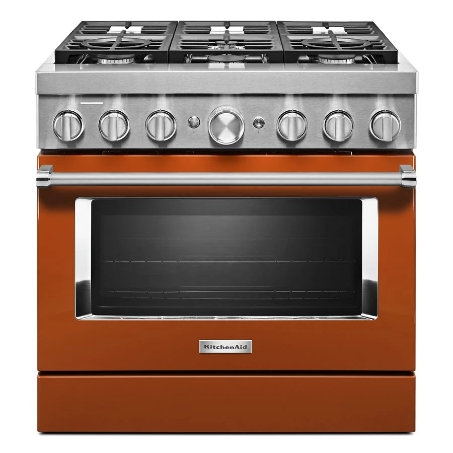 Kitchenaid® 36'' Smart Commercial-style Dual Fuel Range With 6 Burners KFDC506JSC