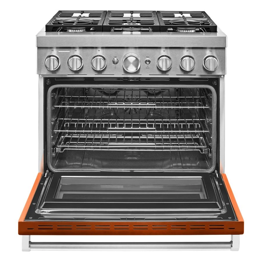 Kitchenaid® 36'' Smart Commercial-style Dual Fuel Range With 6 Burners KFDC506JSC