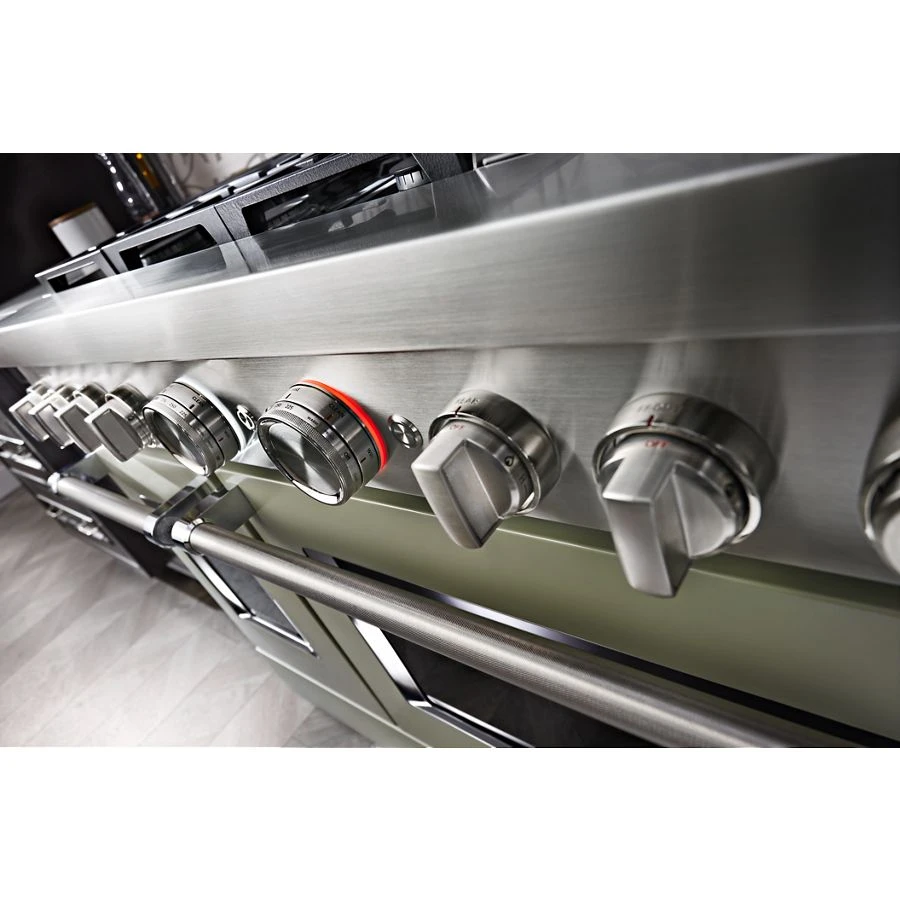 48'' Smart Commercial-Style Dual Fuel Range with Griddle view 5
