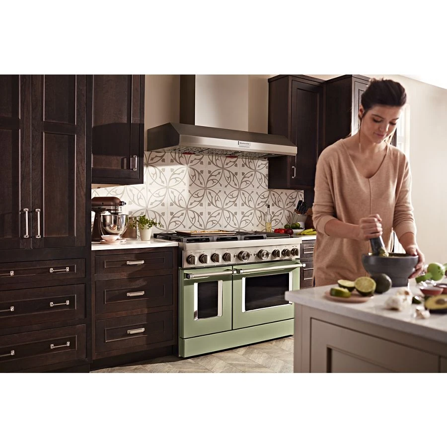 48'' Smart Commercial-Style Dual Fuel Range with Griddle view 11