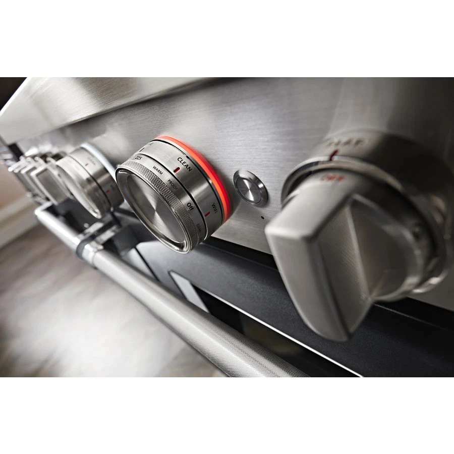 48'' Smart Commercial-Style Dual Fuel Range with Griddle view 7