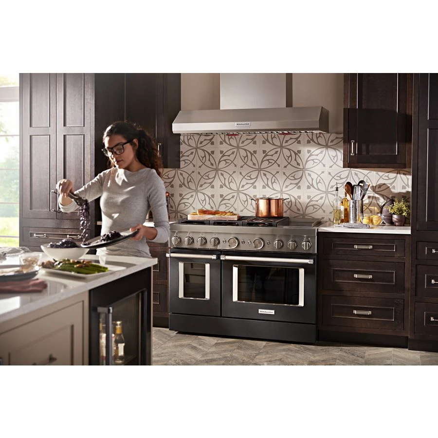 48'' Smart Commercial-Style Dual Fuel Range with Griddle view 11