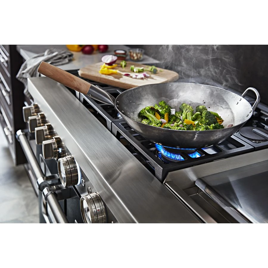 48'' Smart Commercial-Style Dual Fuel Range with Griddle view 9