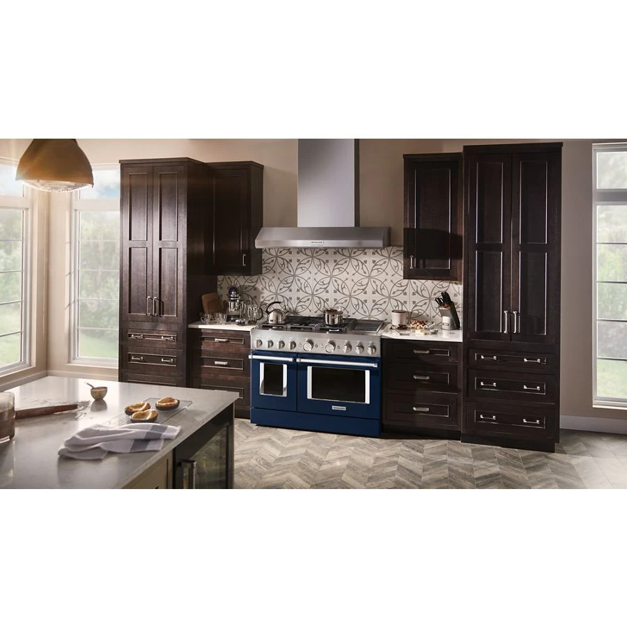 48'' Smart Commercial-Style Dual Fuel Range with Griddle view 9