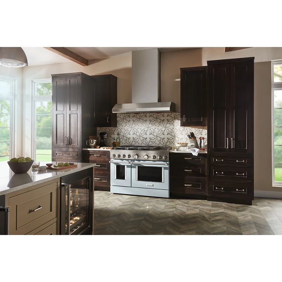 48'' Smart Commercial-Style Dual Fuel Range with Griddle view 9
