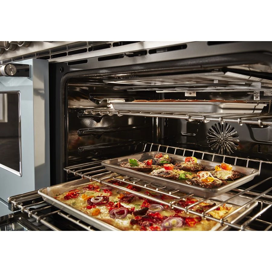 48'' Smart Commercial-Style Dual Fuel Range with Griddle view 8
