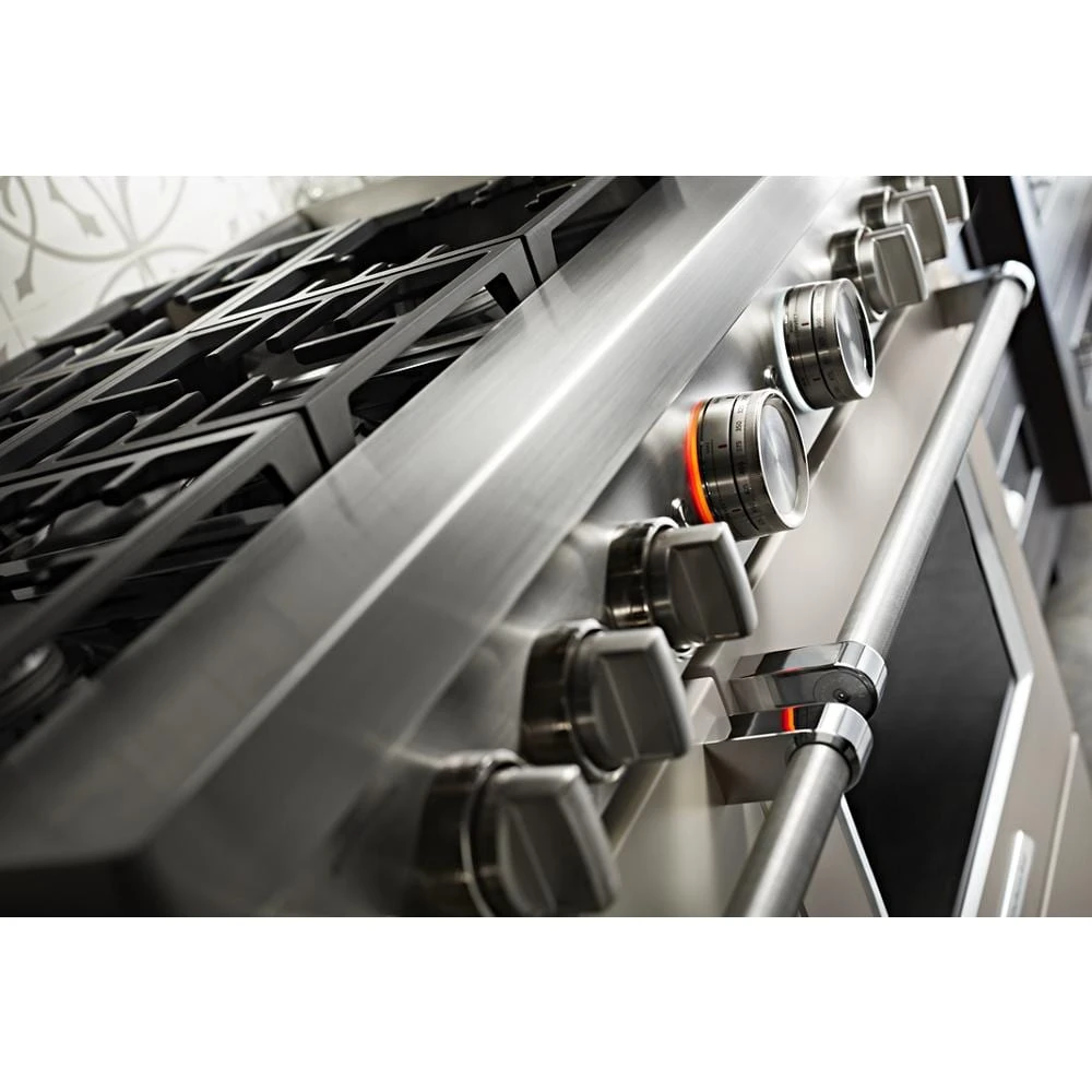 48'' Smart Commercial-Style Dual Fuel Range with Griddle KFDC558JMH, product image 16 of 39