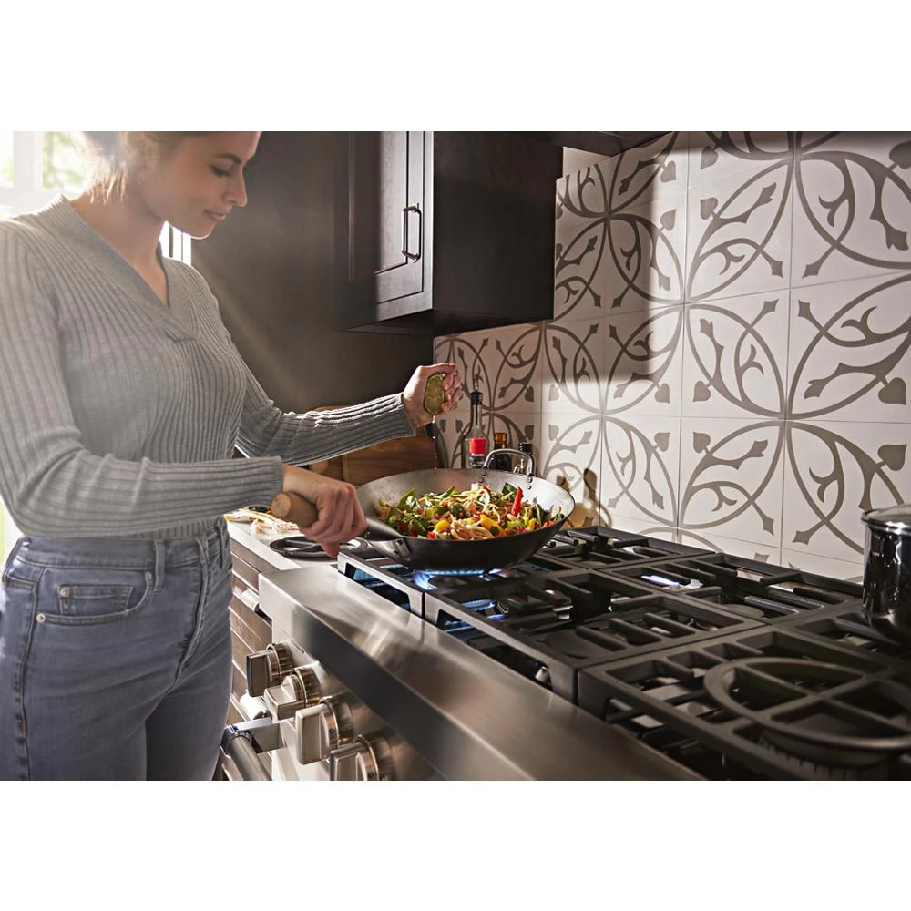 48'' Smart Commercial-Style Dual Fuel Range with Griddle KFDC558JMH, product image 34 of 39