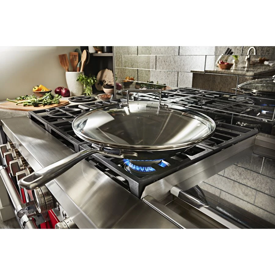 48'' Smart Commercial-Style Dual Fuel Range with Griddle view 9