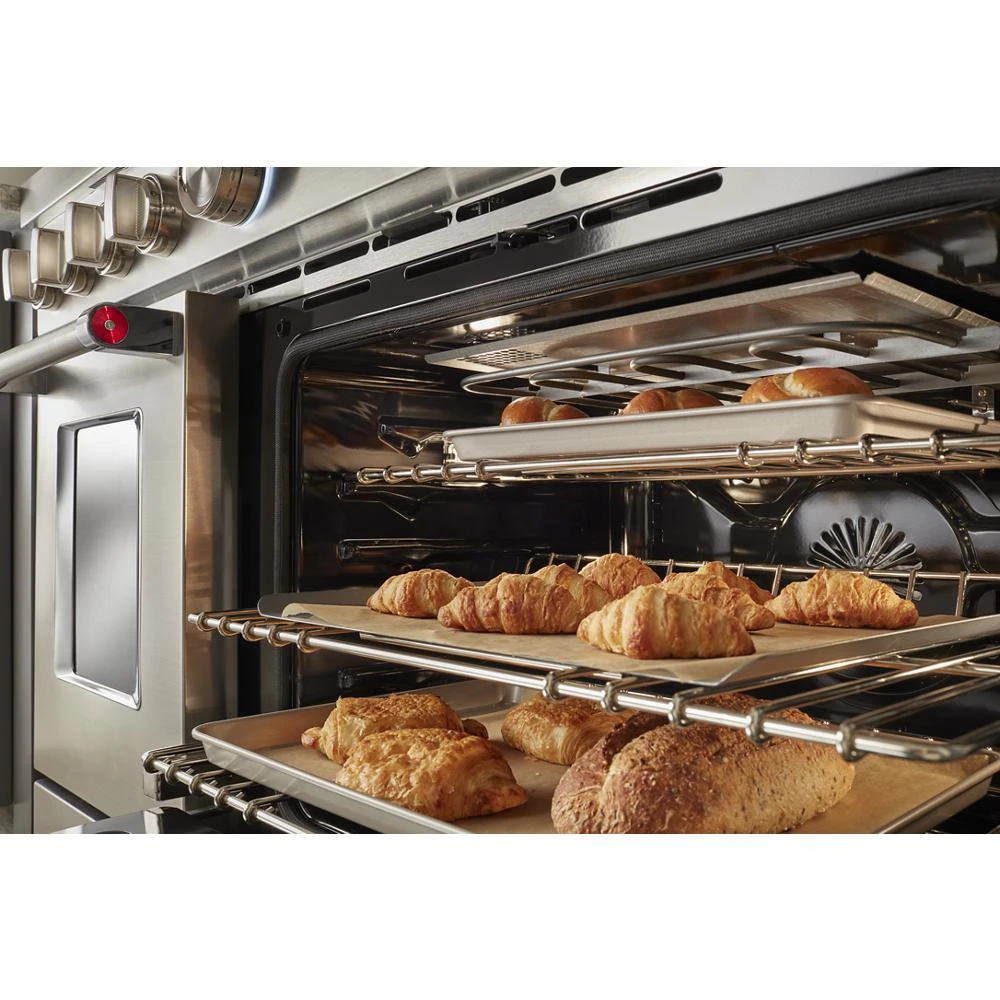 48'' Smart Commercial-Style Dual Fuel Range with Griddle KFDC558JSS, product image 17 of 38