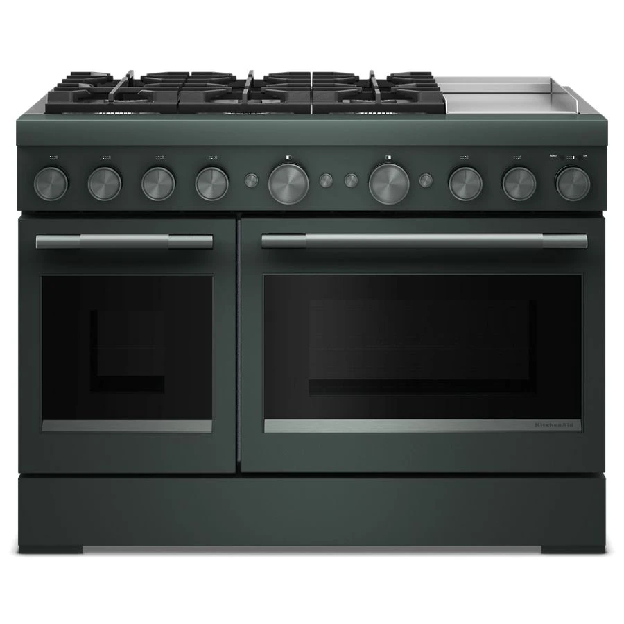 48-inch 6 Burner Commercial-style Dual Fuel Range With Griddle KFDD948SJP