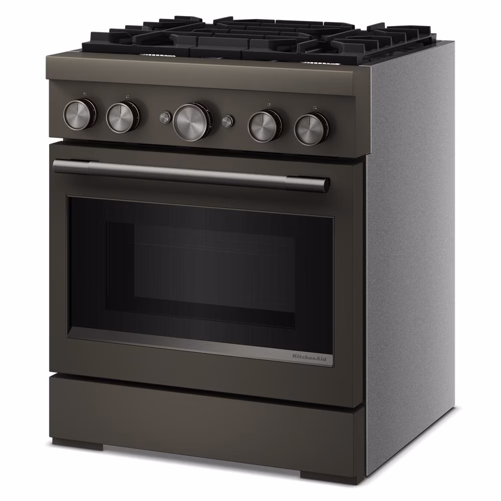 30-Inch 4 Burner Commercial-Style Dual Fuel Range with No Preheat Air Fry Mode view 3