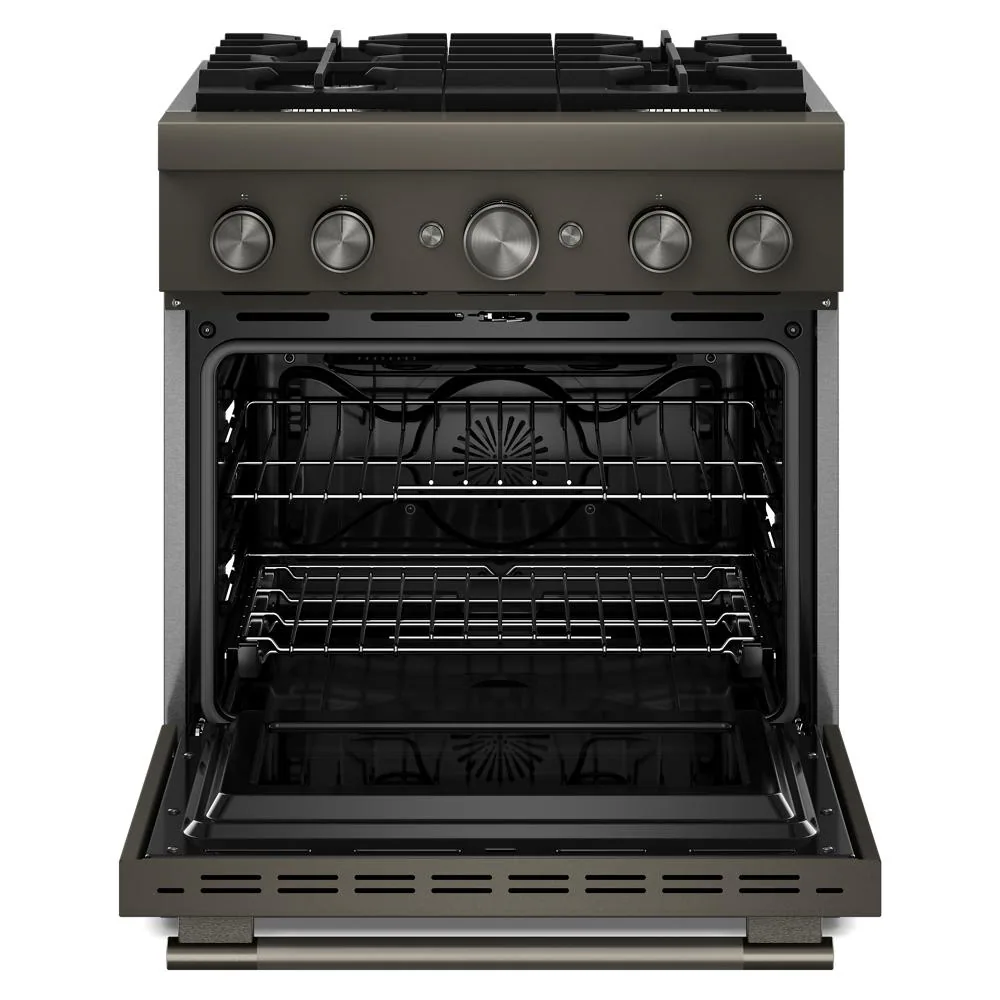 30-Inch 4 Burner Commercial-Style Dual Fuel Range with No Preheat Air Fry Mode view 4