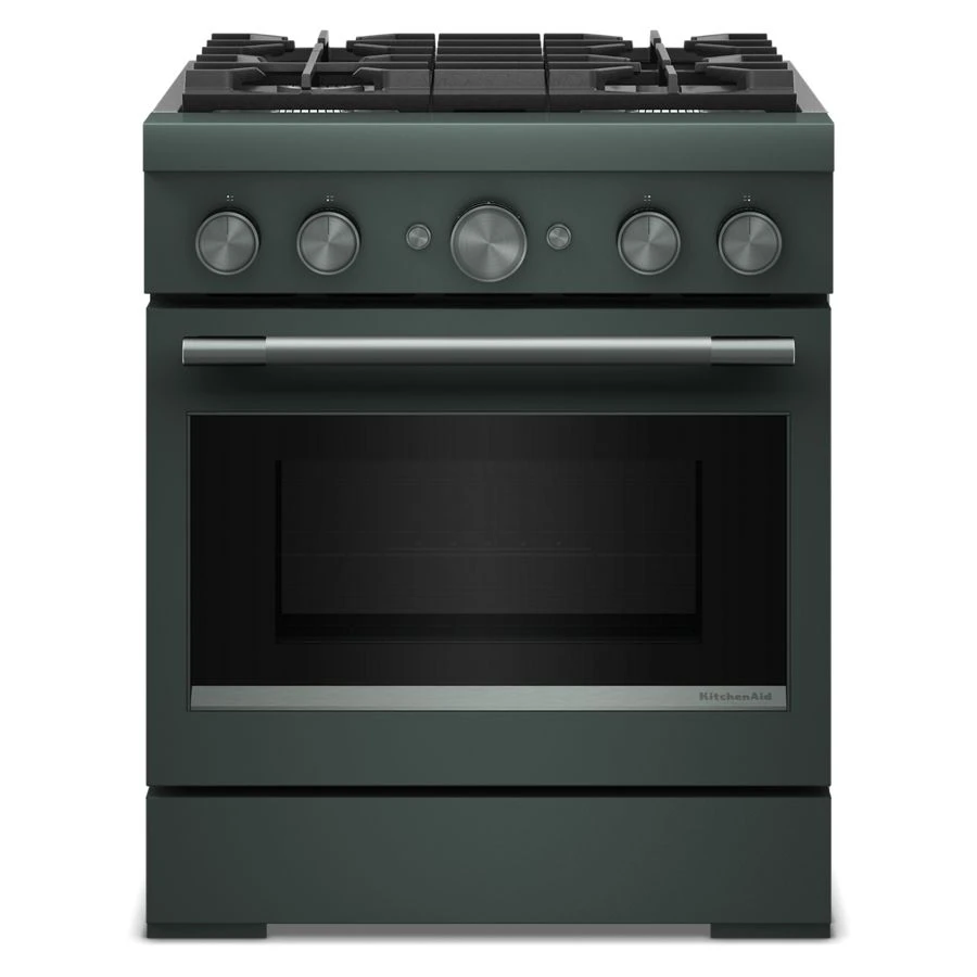 30-inch 4 Burner Commercial-style Dual Fuel Range With No Preheat Air Fry Mode KFDS930SJP