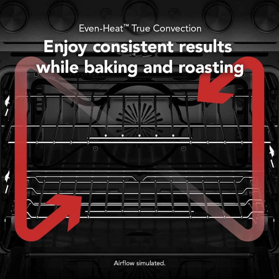 30-inch 4 Burner Commercial-style Dual Fuel Range With No Preheat Air Fry Mode KFDS930SSC