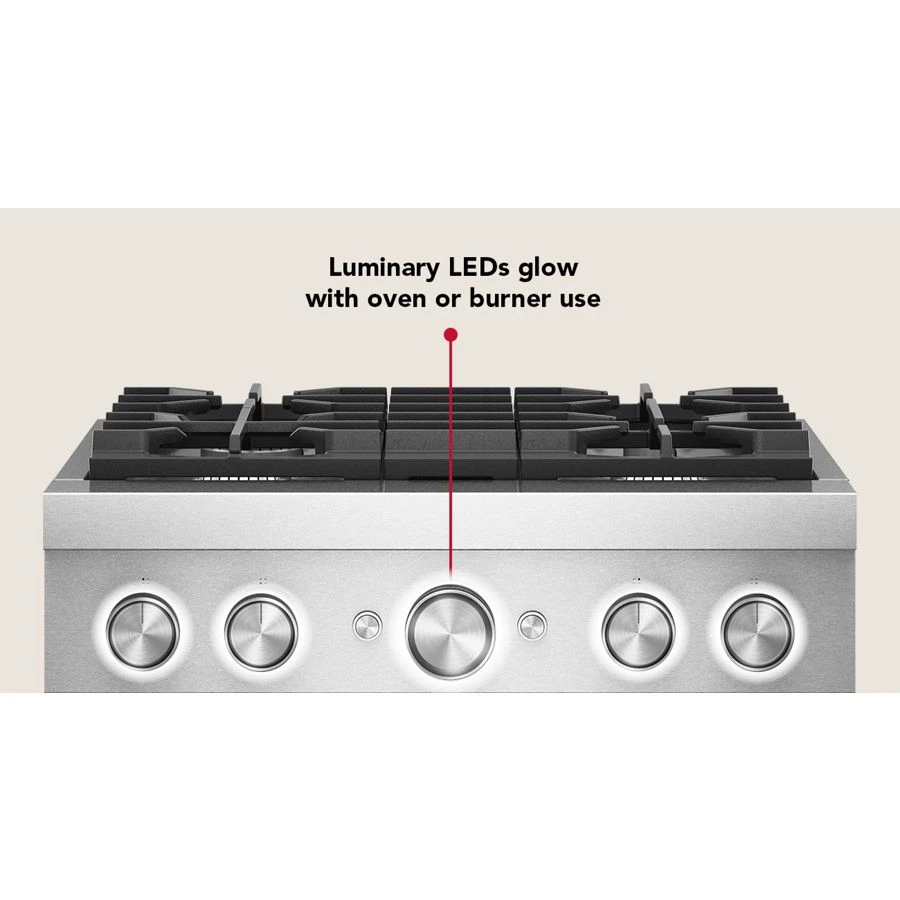 30-inch 4 Burner Commercial-style Dual Fuel Range With No Preheat Air Fry Mode KFDS930SSC