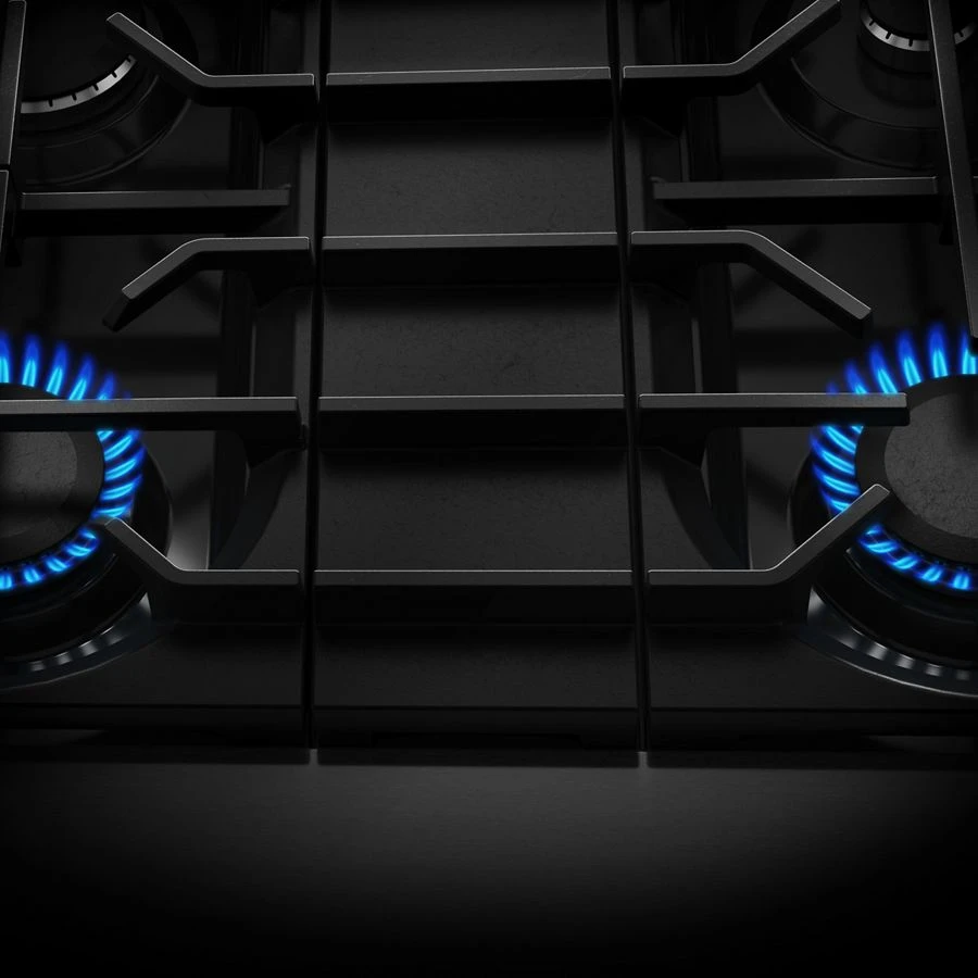 30-inch 4 Burner Commercial-style Dual Fuel Range With No Preheat Air Fry Mode KFDS930SSC