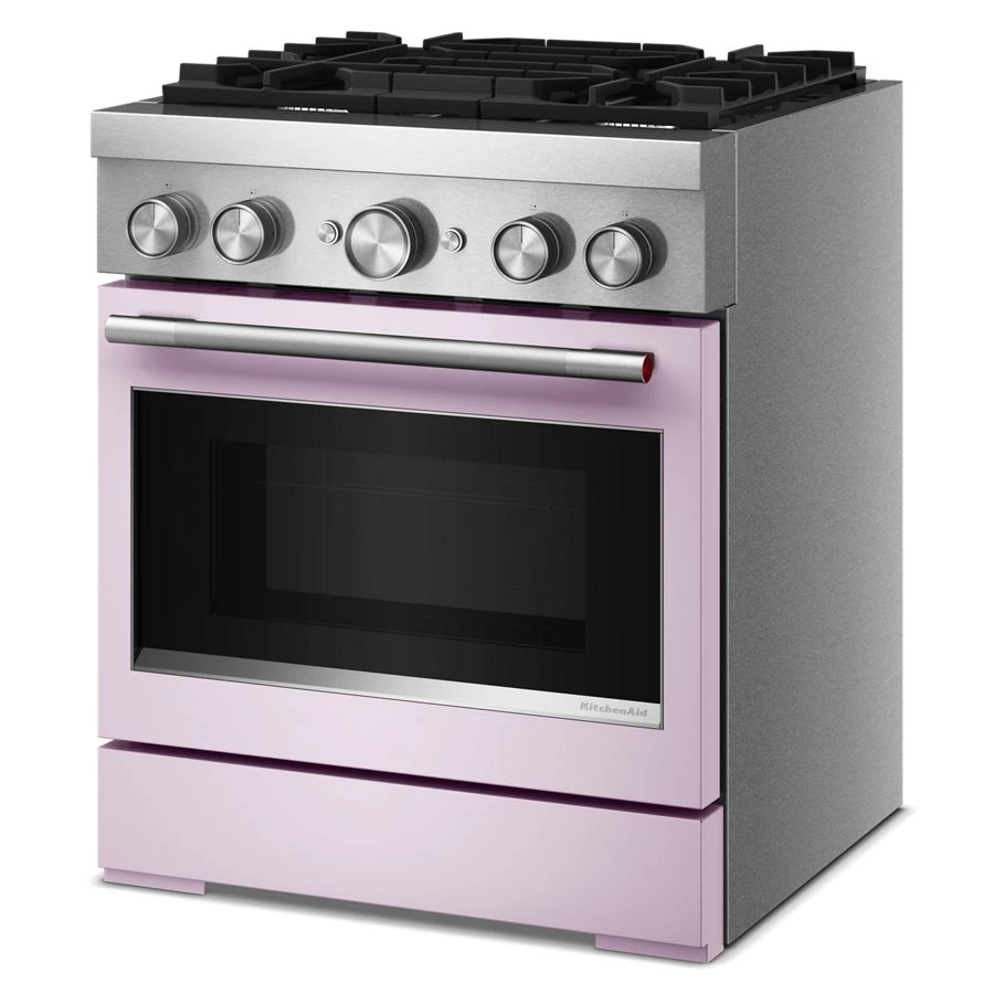30-inch 4 Burner Commercial-style Dual Fuel Range With No Preheat Air Fry Mode KFDS930SWF