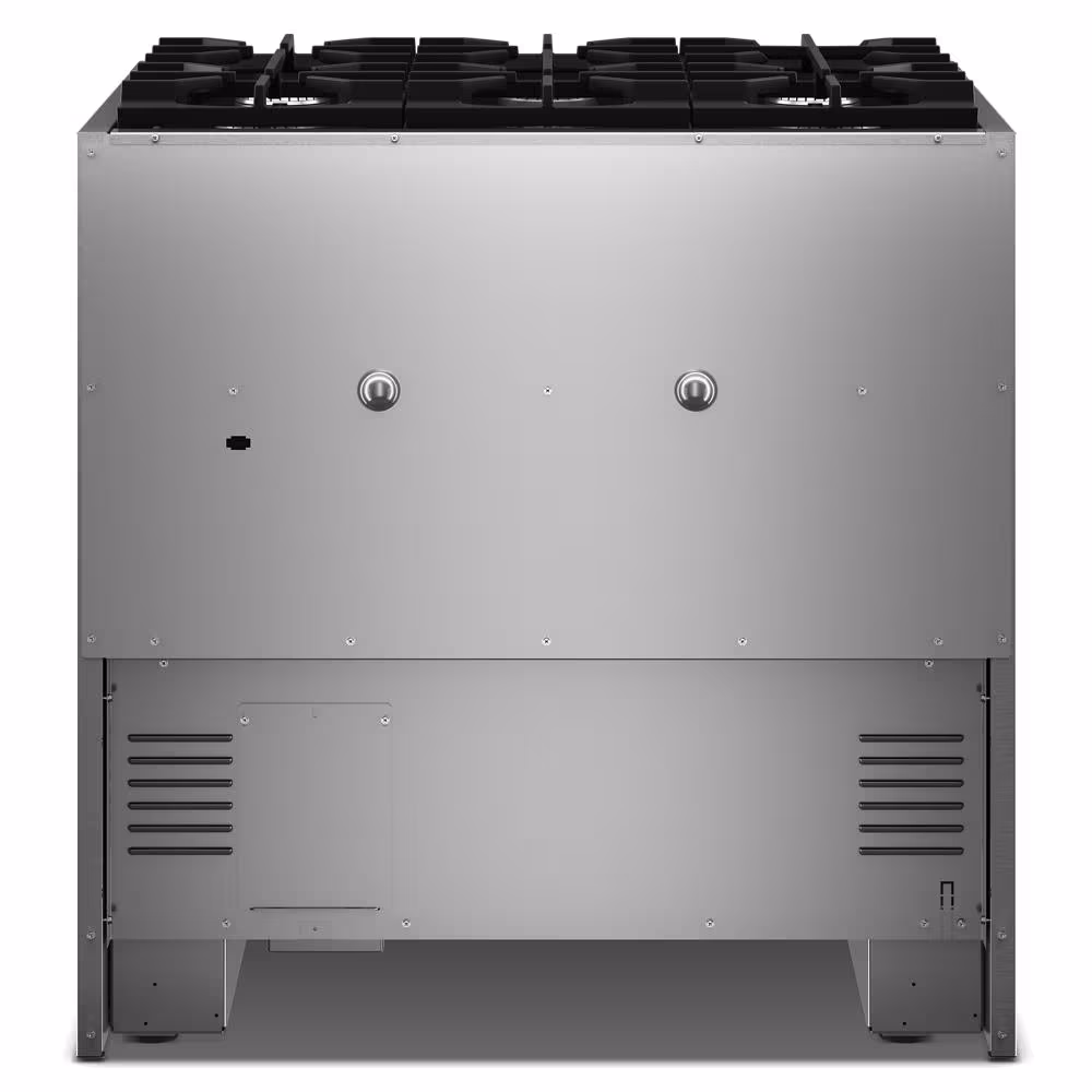 36-Inch 6 Burner Commercial-Style Dual Fuel Range with No Preheat Air Fry Mode view 2