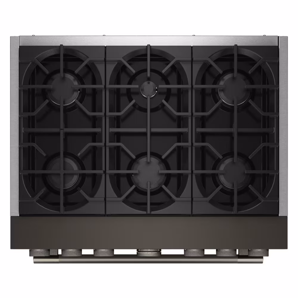 36-Inch 6 Burner Commercial-Style Dual Fuel Range with No Preheat Air Fry Mode view 5