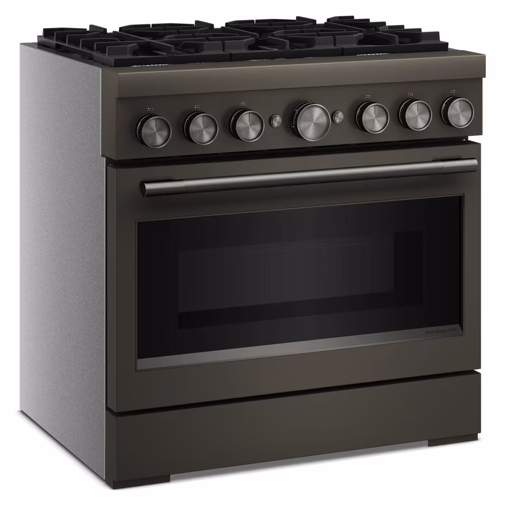 36-Inch 6 Burner Commercial-Style Dual Fuel Range with No Preheat Air Fry Mode view 6