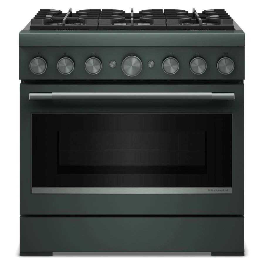 36-inch 6 Burner Commercial-style Dual Fuel Range With No Preheat Air Fry Mode KFDS936SJP
