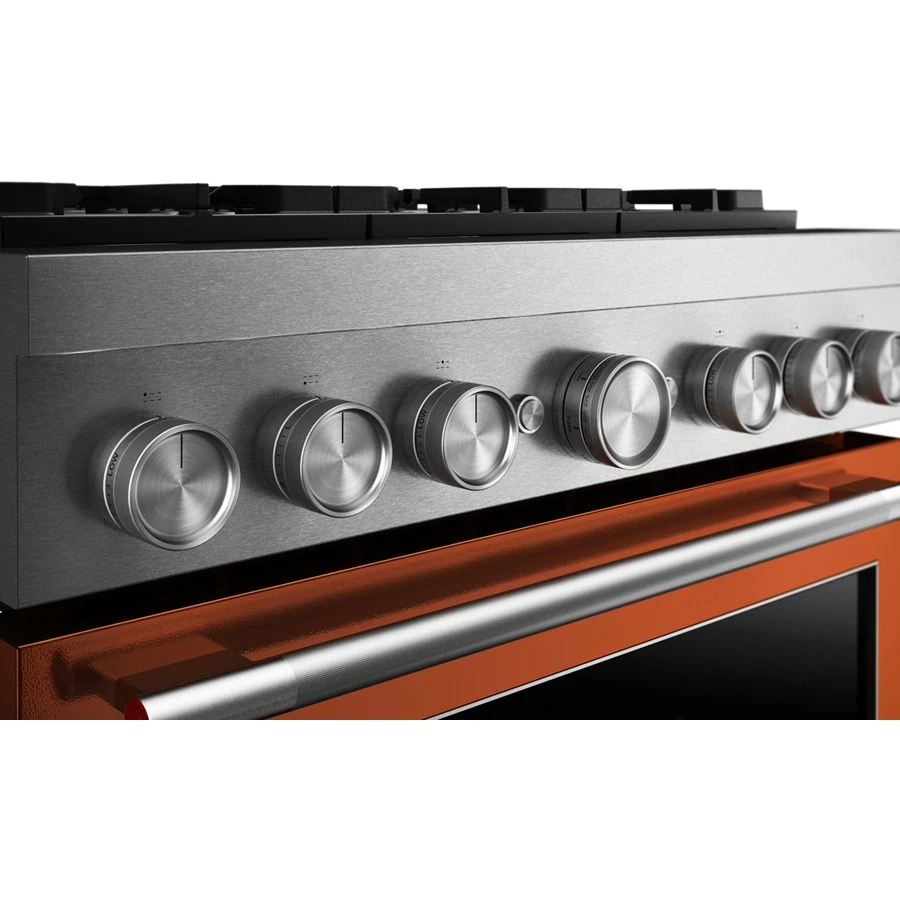 36-inch 6 Burner Commercial-style Dual Fuel Range With No Preheat Air Fry Mode KFDS936SSC