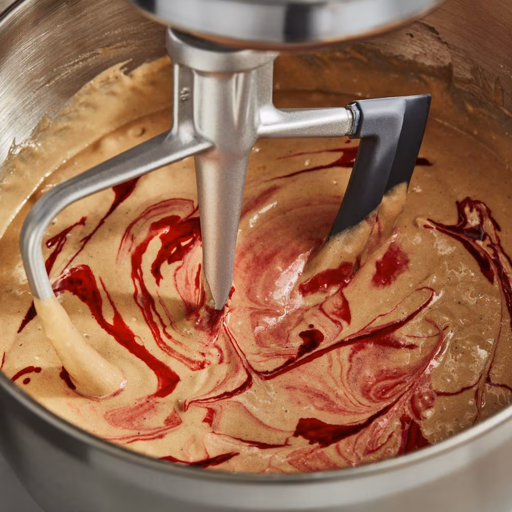 Subtle Silver Flex Edge Beater for KitchenAid® 4.5 and 5 Quart Tilt-Head Stand Mixers KFE5TS