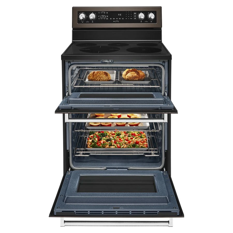 30-Inch 5 Burner Electric Double Oven Convection Range view 6