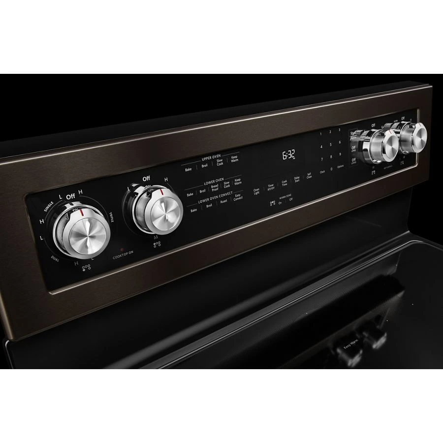 30-Inch 5 Burner Electric Double Oven Convection Range view 3