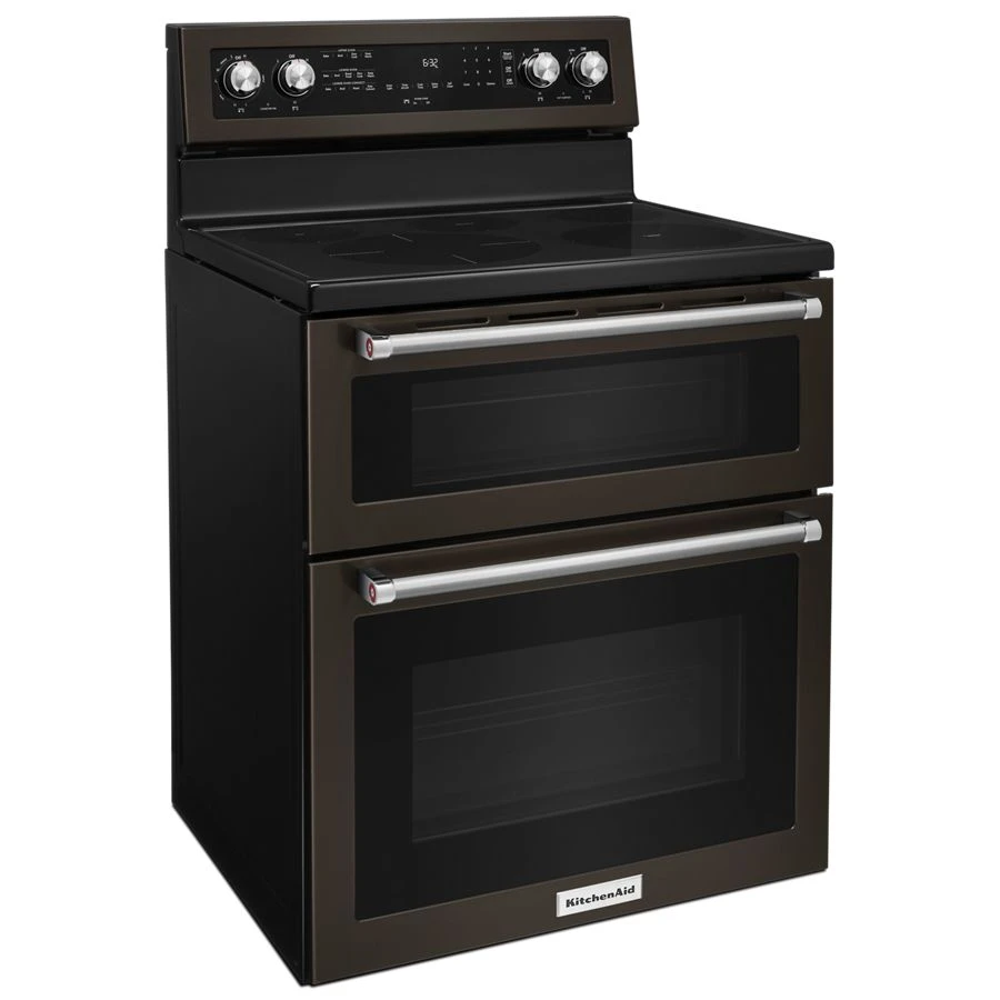 30-Inch 5 Burner Electric Double Oven Convection Range view 2