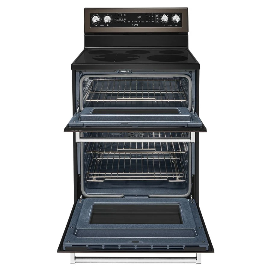 30-Inch 5 Burner Electric Double Oven Convection Range view 5