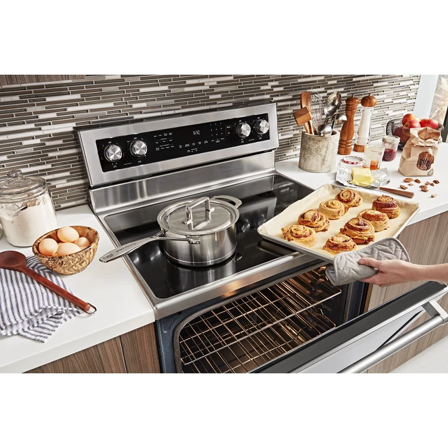 30-inch 5-element Electric Convection Range KFEG500ESS, product image 7 of 11
