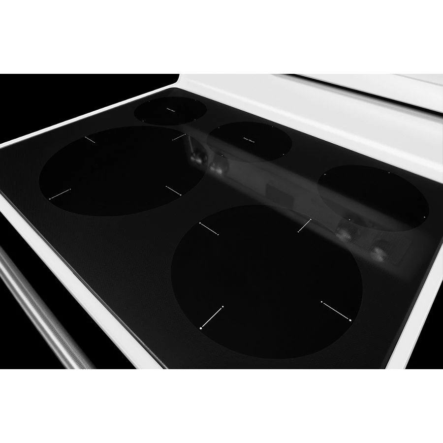 30-inch 5-element Electric Convection Range KFEG500EWH, product image 2 of 11