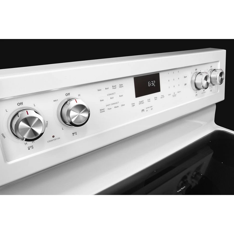 30-inch 5-element Electric Convection Range KFEG500EWH, product image 5 of 11