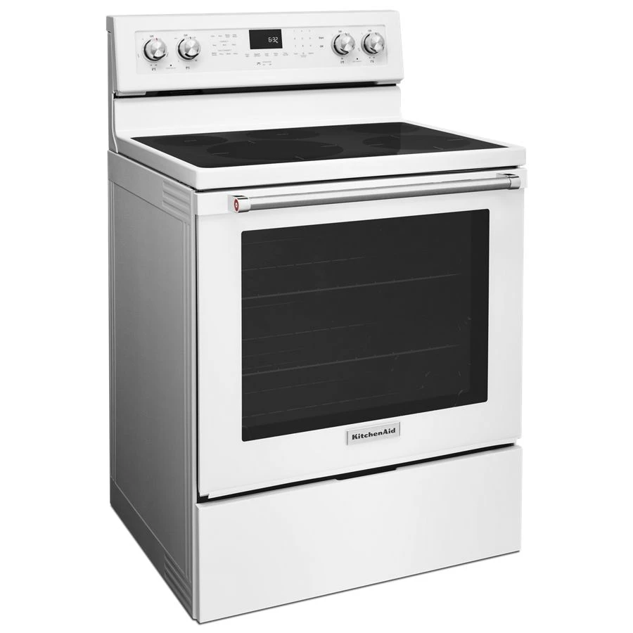 30-inch 5-element Electric Convection Range KFEG500EWH, product image 9 of 11