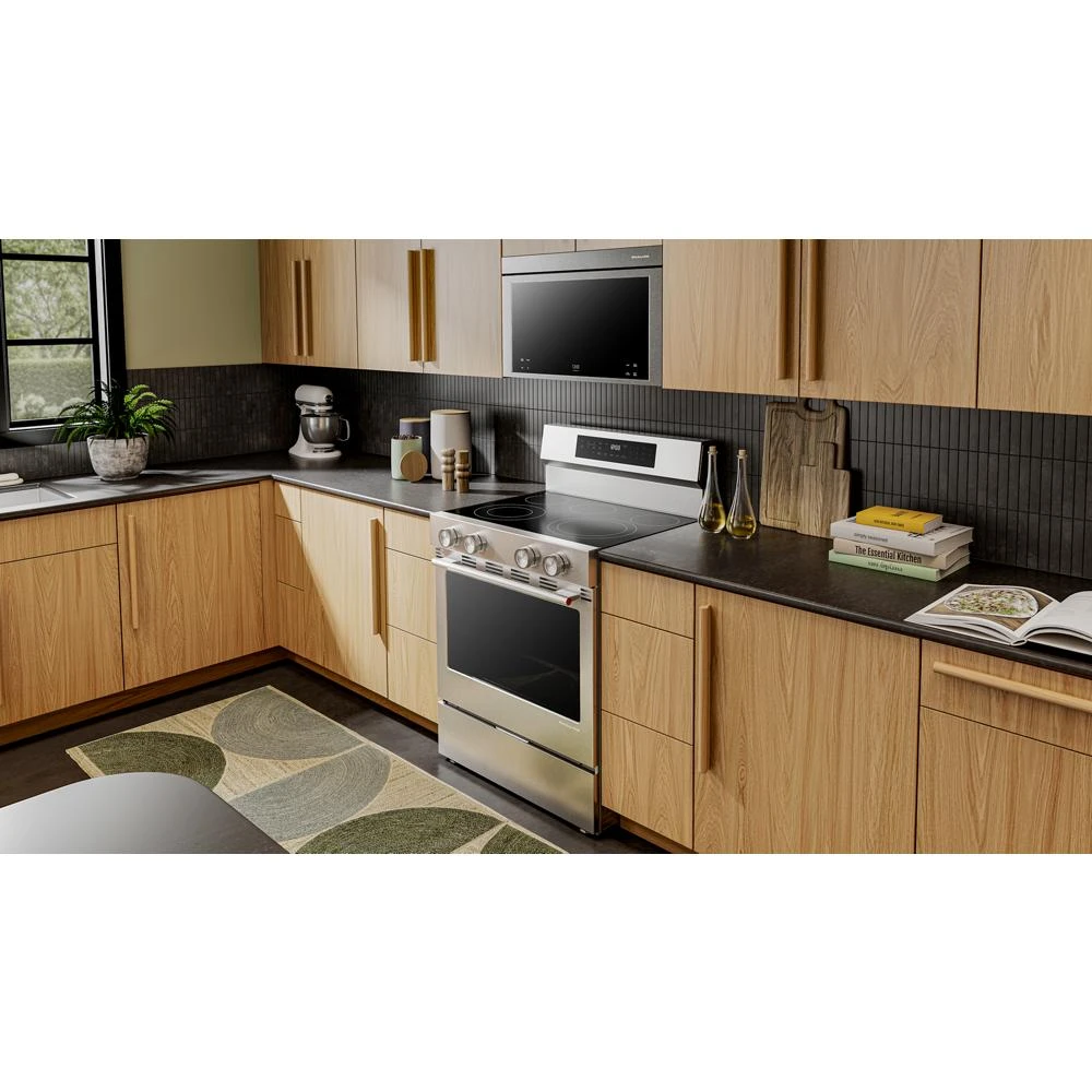 5.3 Cu. Ft. Smart Freestanding Electric Range with Convection Cooking Modes view 17