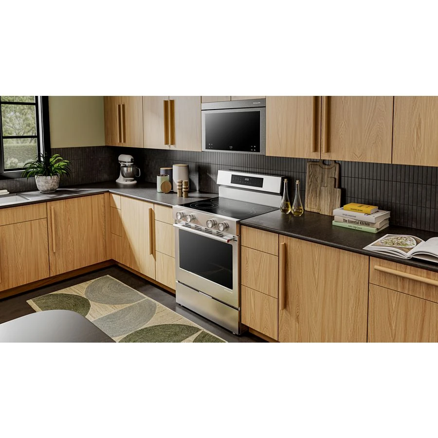 5.3 Cu. Ft. Smart Freestanding Electric Range With Convection Cooking Modes KFES530SPS