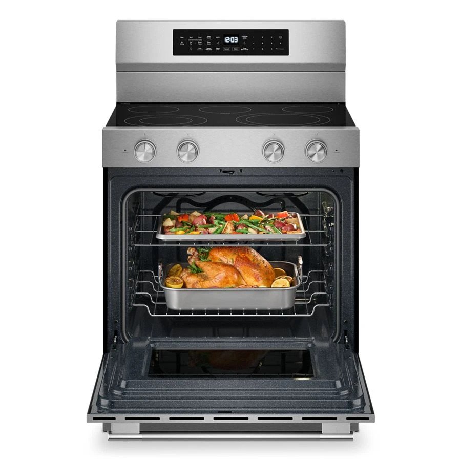 5.3 Cu. Ft. Smart Freestanding Electric Range With Convection Cooking Modes KFES530SPS