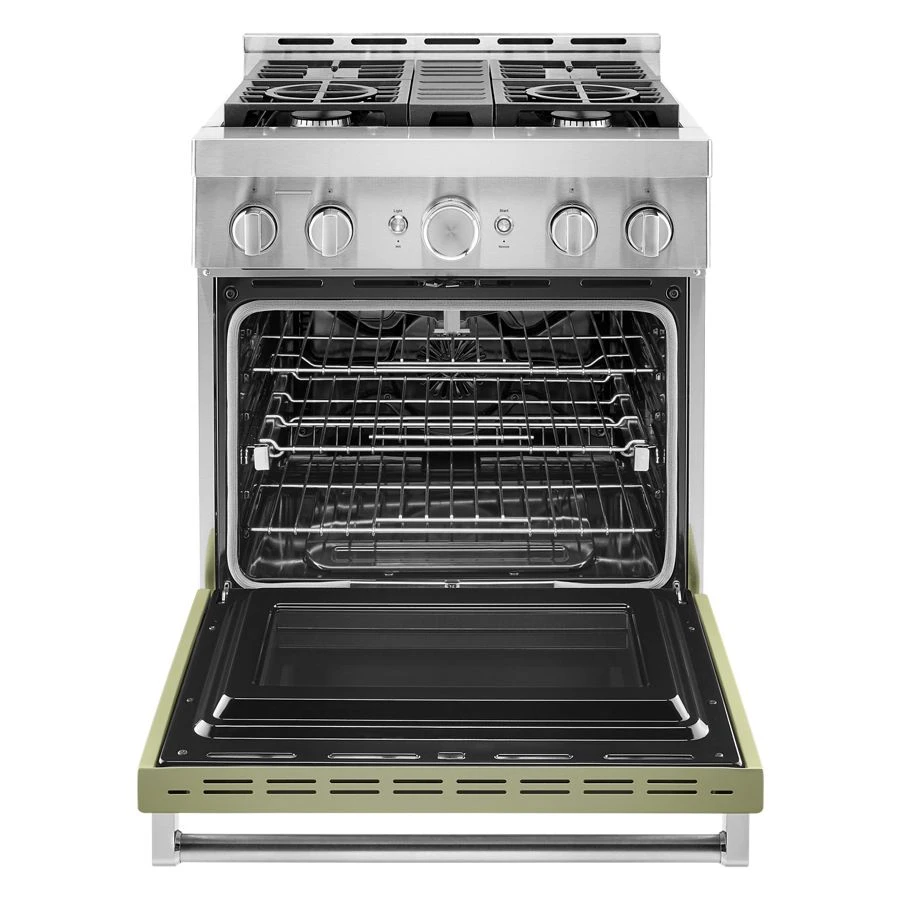 30'' Smart Commercial-Style Gas Range with 4 Burners KFGC500JAV