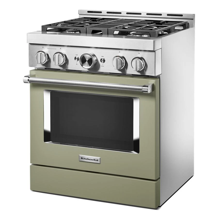30'' Smart Commercial-Style Gas Range with 4 Burners KFGC500JAV