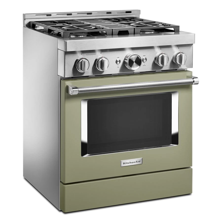 30'' Smart Commercial-Style Gas Range with 4 Burners KFGC500JAV