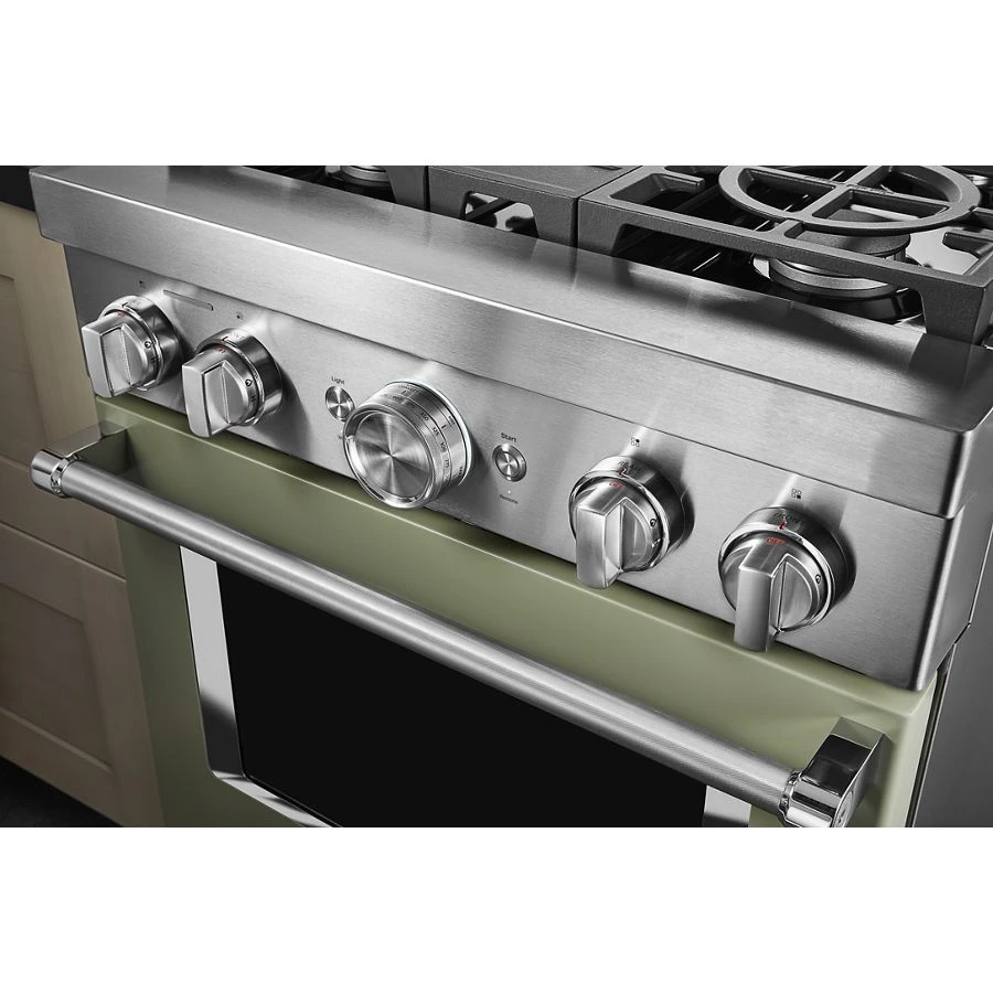 30'' Smart Commercial-Style Gas Range with 4 Burners KFGC500JAV