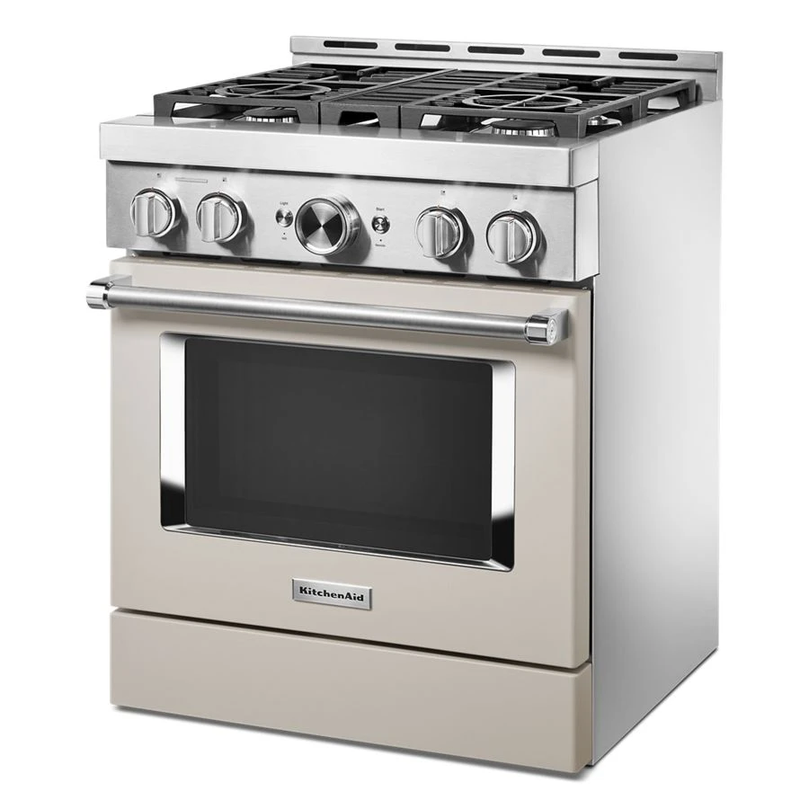 30'' Smart Commercial-Style Gas Range with 4 Burners KFGC500JMH