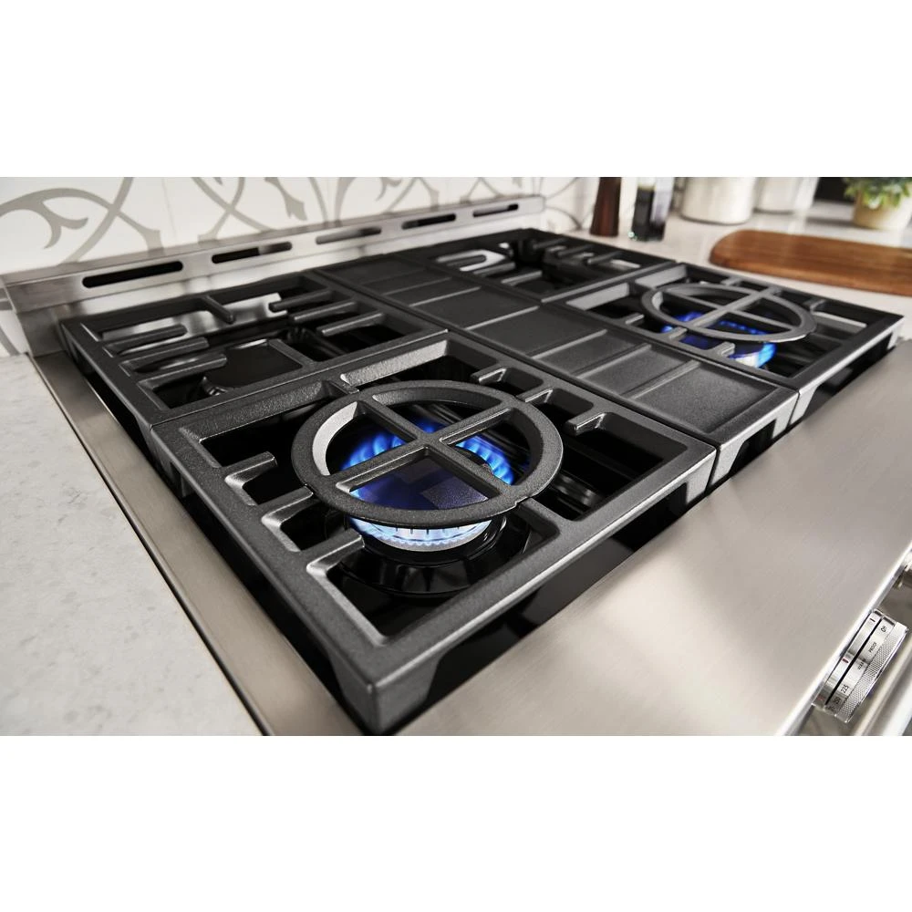 30'' Smart Commercial-Style Gas Range with 4 Burners KFGC500JPA