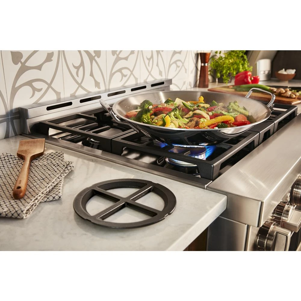 30'' Smart Commercial-Style Gas Range with 4 Burners KFGC500JPA